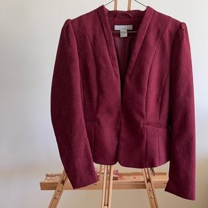 Lush burgundy dinner coat
